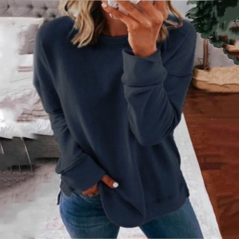 Damen Kreatives Sweatshirt mit Farbklecks-Design WW