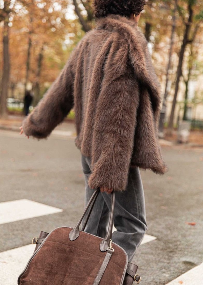 WW | Luxe Kunstpelzjacke