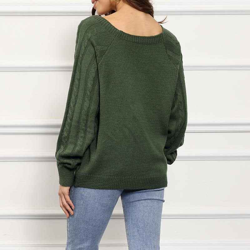 WW | Pullover Aus Gedrehtem Strick mit Modernem Design