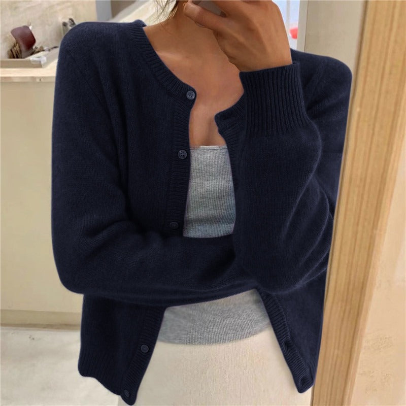 Damen kuschelige Strickjacke WW
