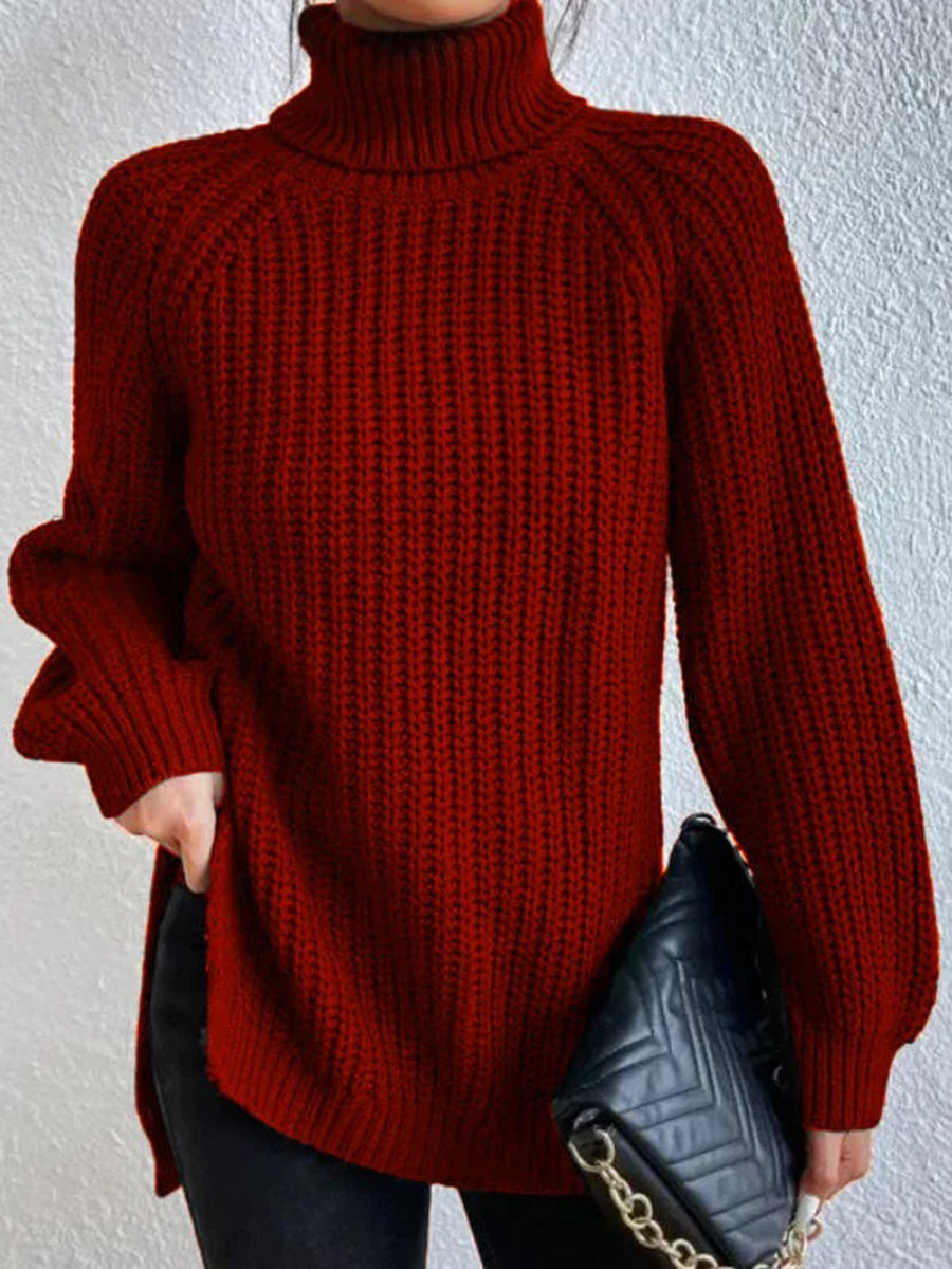WW | Sexy Turtleneck Knit Sweater