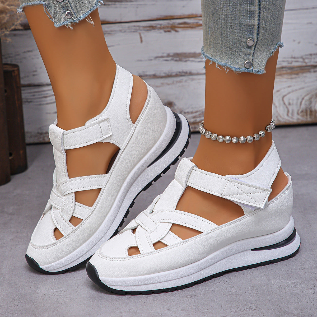 Alysson | Fashionable Orthopedic Velcro Sandals