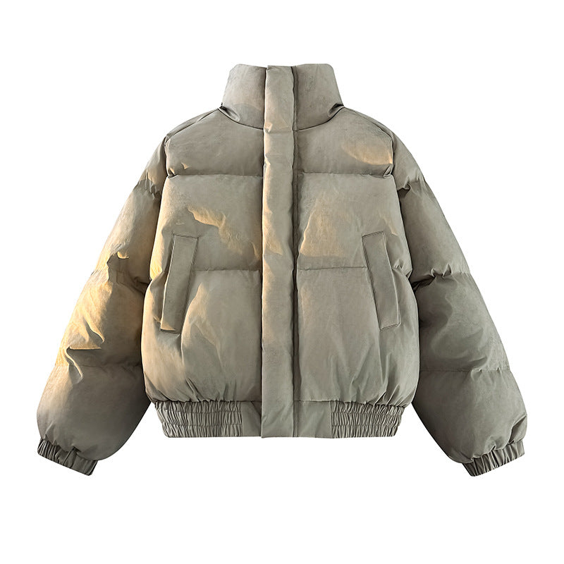WW | Damen Stilvolle Daunenjacke Hohe Kragen