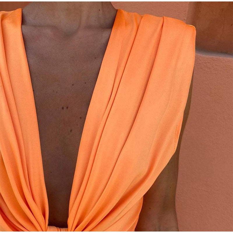 Isabelle - Plunge Neck Party Dress