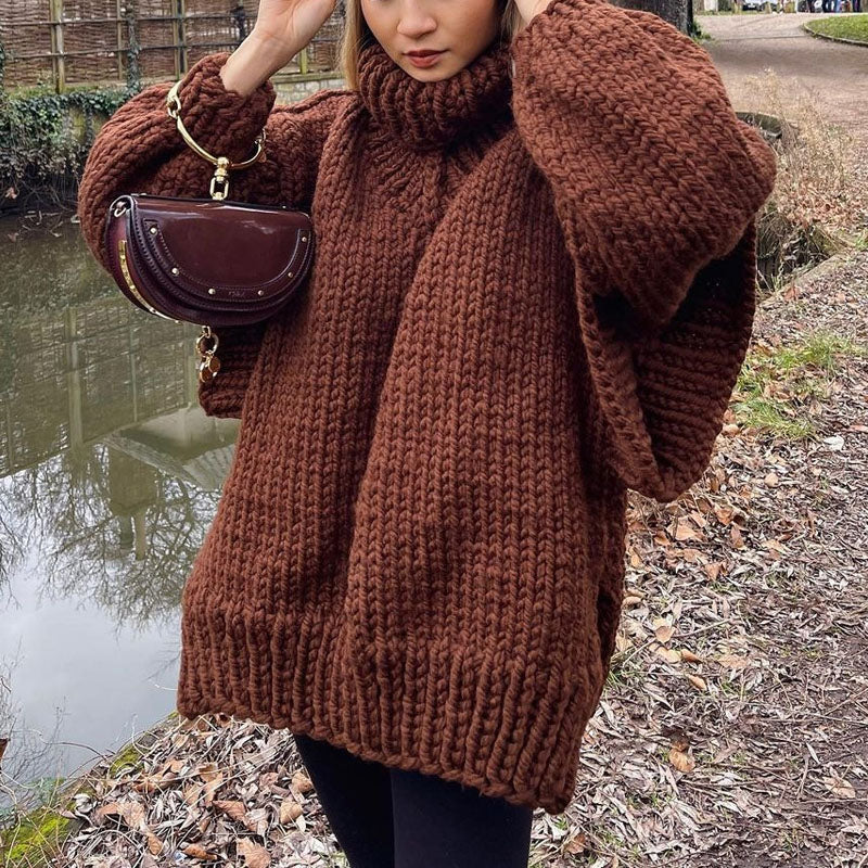 WW | Übergroßer Lässiger Pullover
