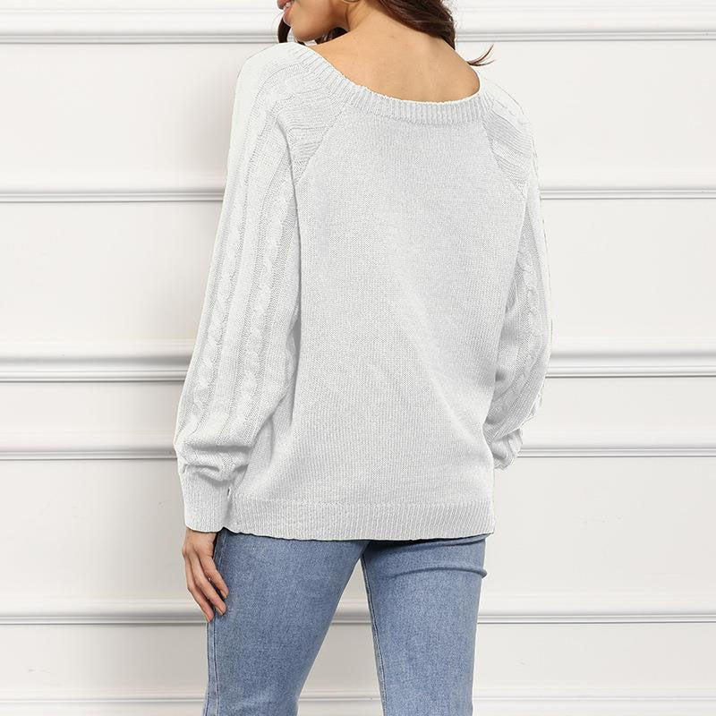 WW | Pullover Aus Gedrehtem Strick mit Modernem Design