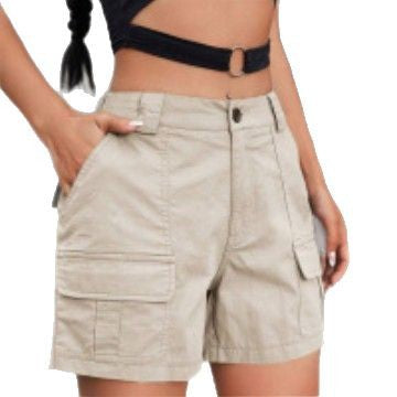 Damen Cargo-Shorts mit praktischen Seitentaschen und bequemer Passform WW