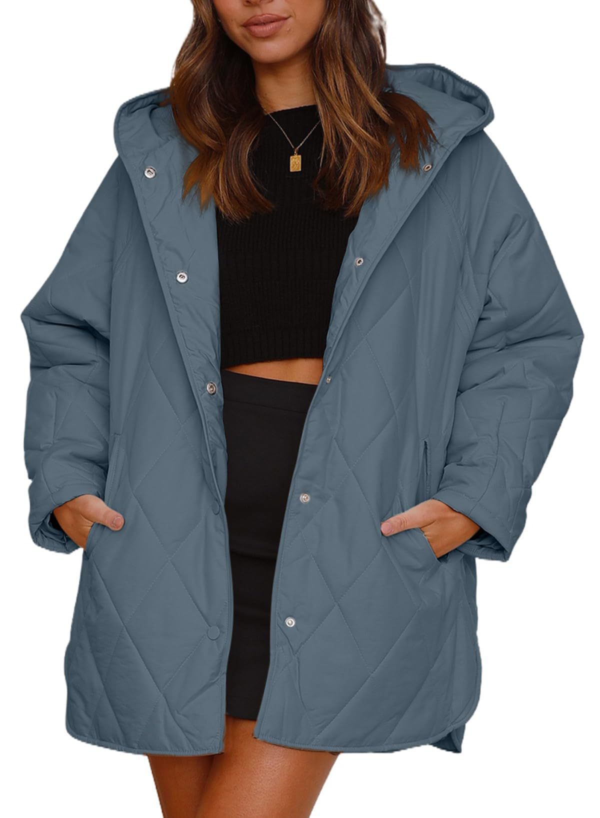 WW | Padded jacket with classic print
