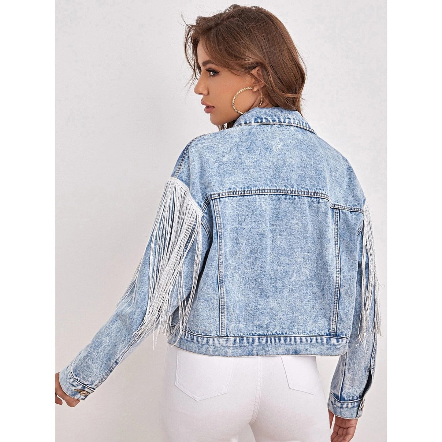 WW | Denimjacke - Von Westen inspiriert - 100% Baumwolle - Lässiges Statement-Stück