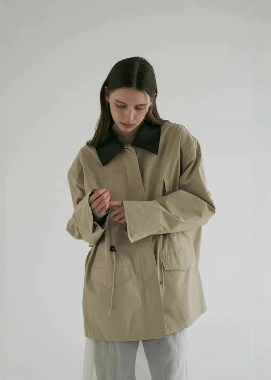 WW | Kontrastkragen Utility-Jacke