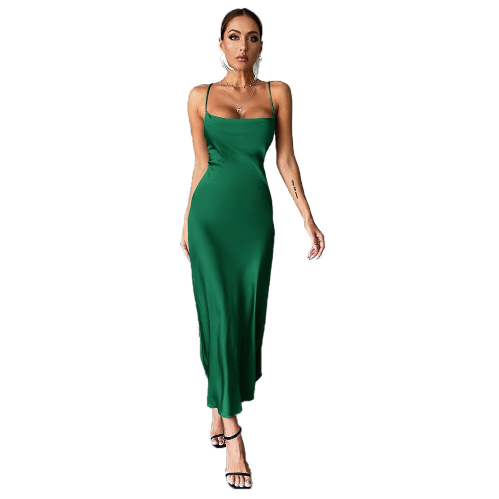 Damen elegante und fließende Abendkleid W&W