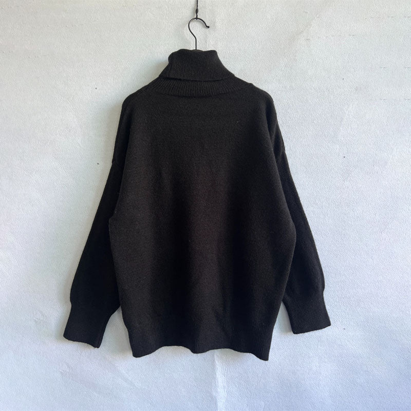 WW | Weicher Pullover Aus Einfarbigem Strick