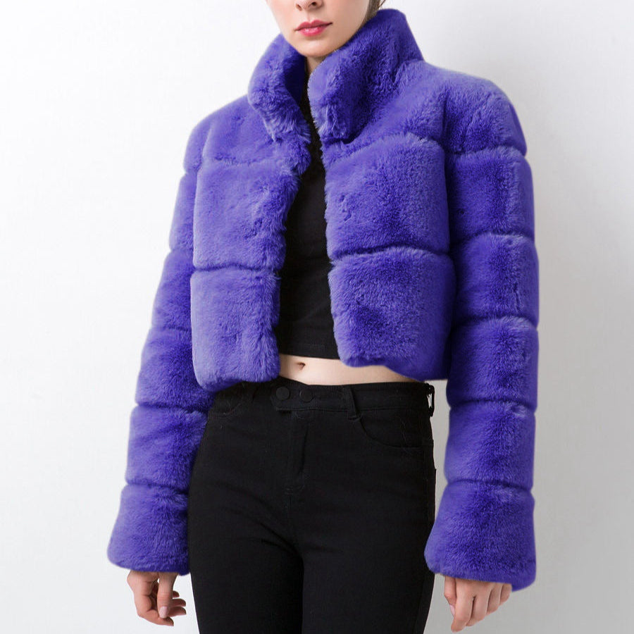 WW | Damen Modische Kurze Jacke Neppels