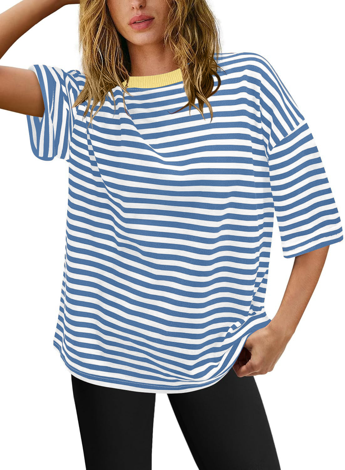 Women's Plus Size Striped T-Shirt WW
