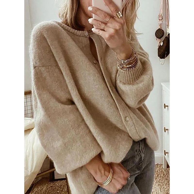 WW | Elegant long-sleeved knit cardigan