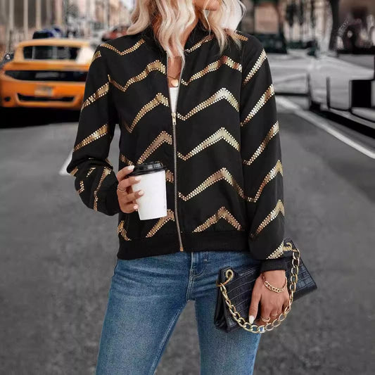 WW | Print Jacke - Bold Street Style - Leichtes Material - Freizeitbekleidung