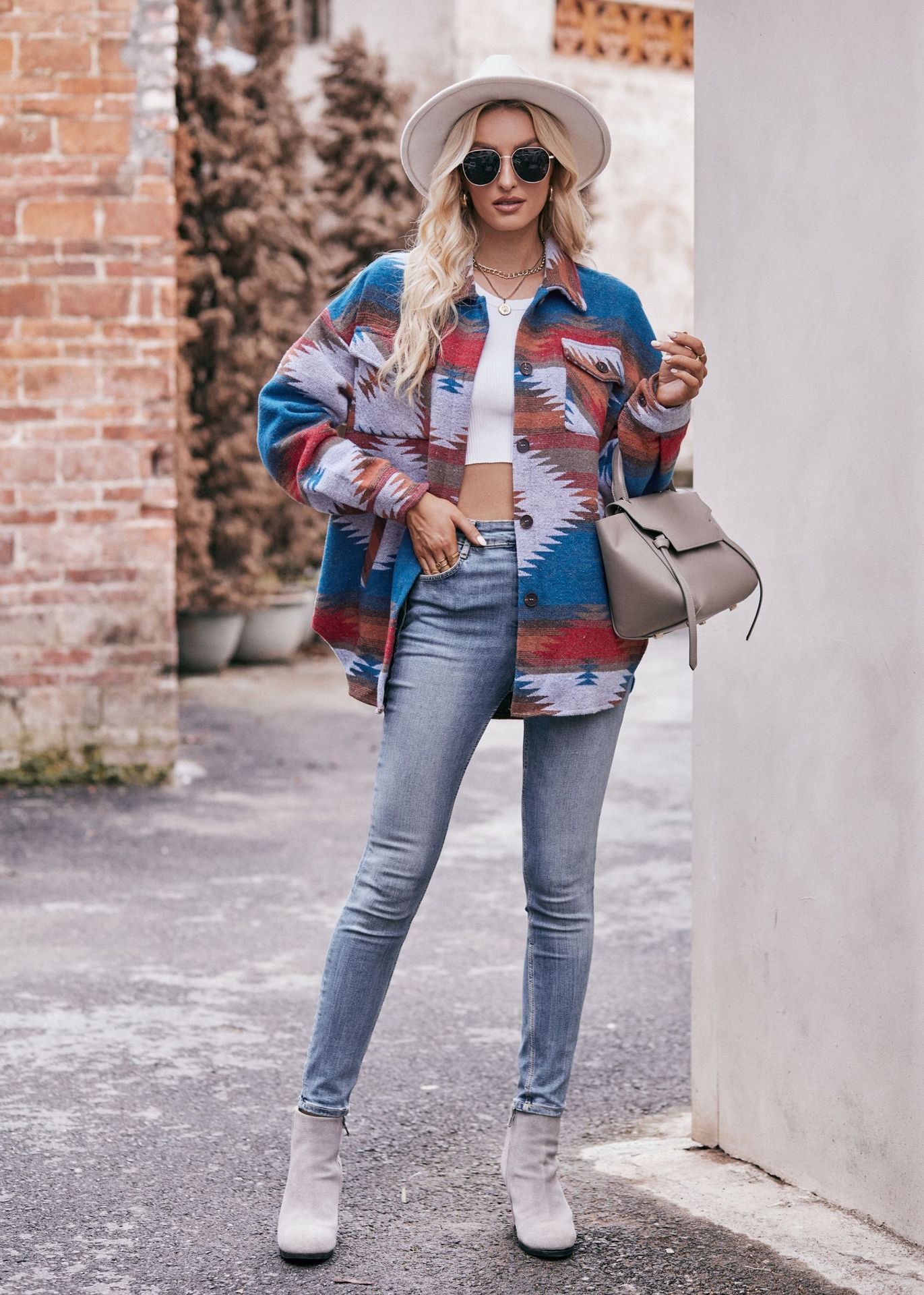 WW | Button-Down Shacket - Leichtgewicht Komfort - Baumwollmischung - Lässige Herbstschicht