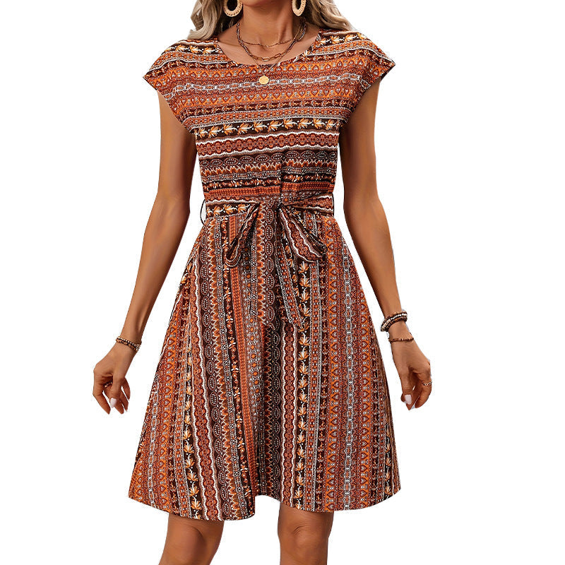 Damen Freizeitkleid mit elegantem Muster WW