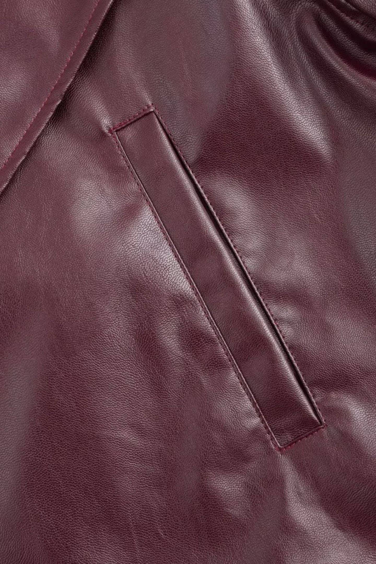 WW | Faux Leather Comfortable Jacket