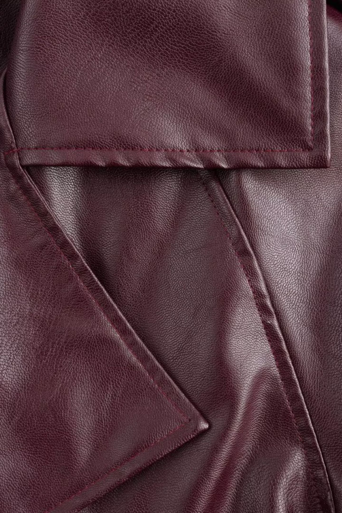 WW | Faux Leather Comfortable Jacket