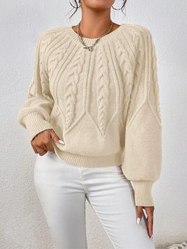 WW | Kabelstrickpullover