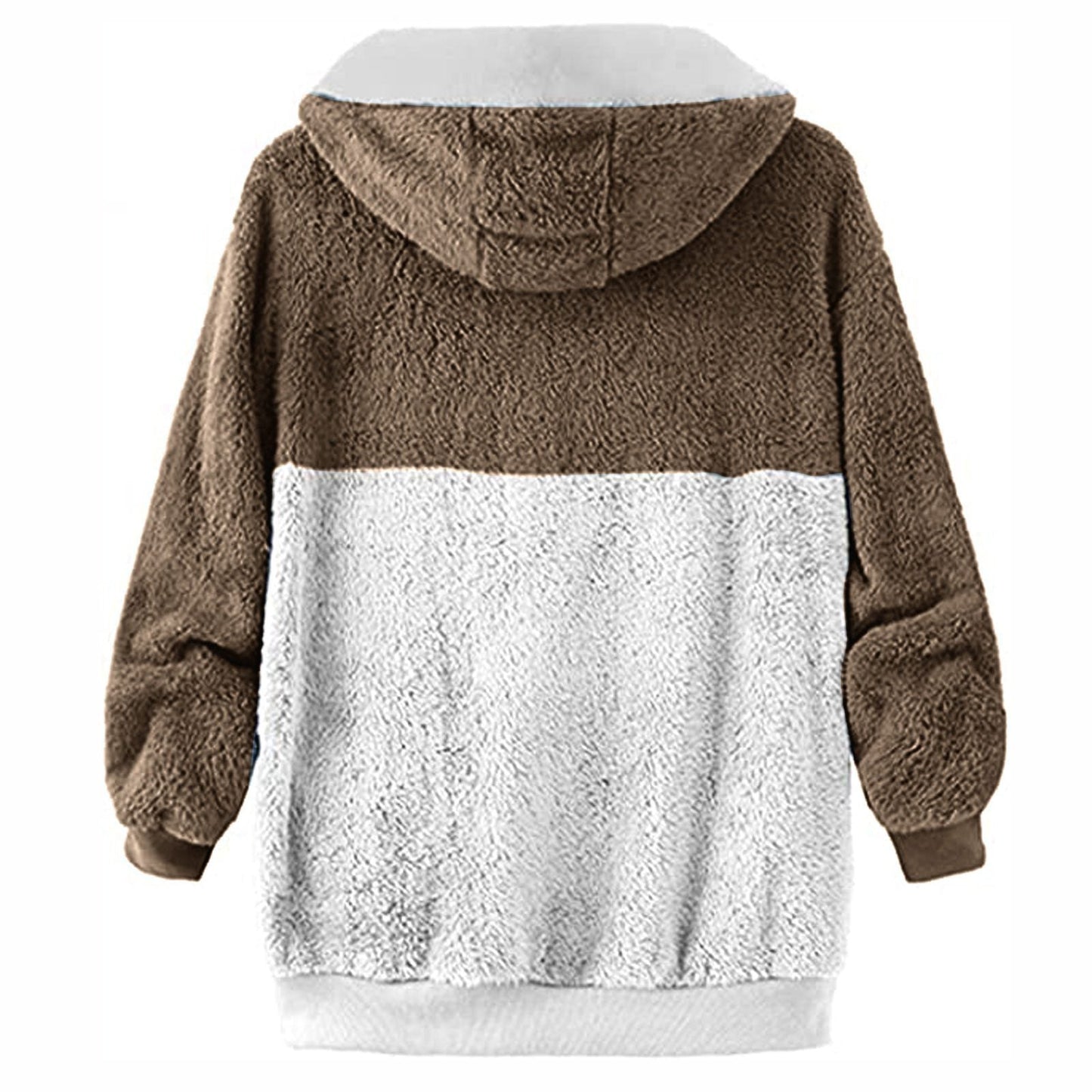 WW | Sherpa Hoodie - Ultra-weiche Wärme - Kordelzug Kapuze - Lässiger Winterkomfort