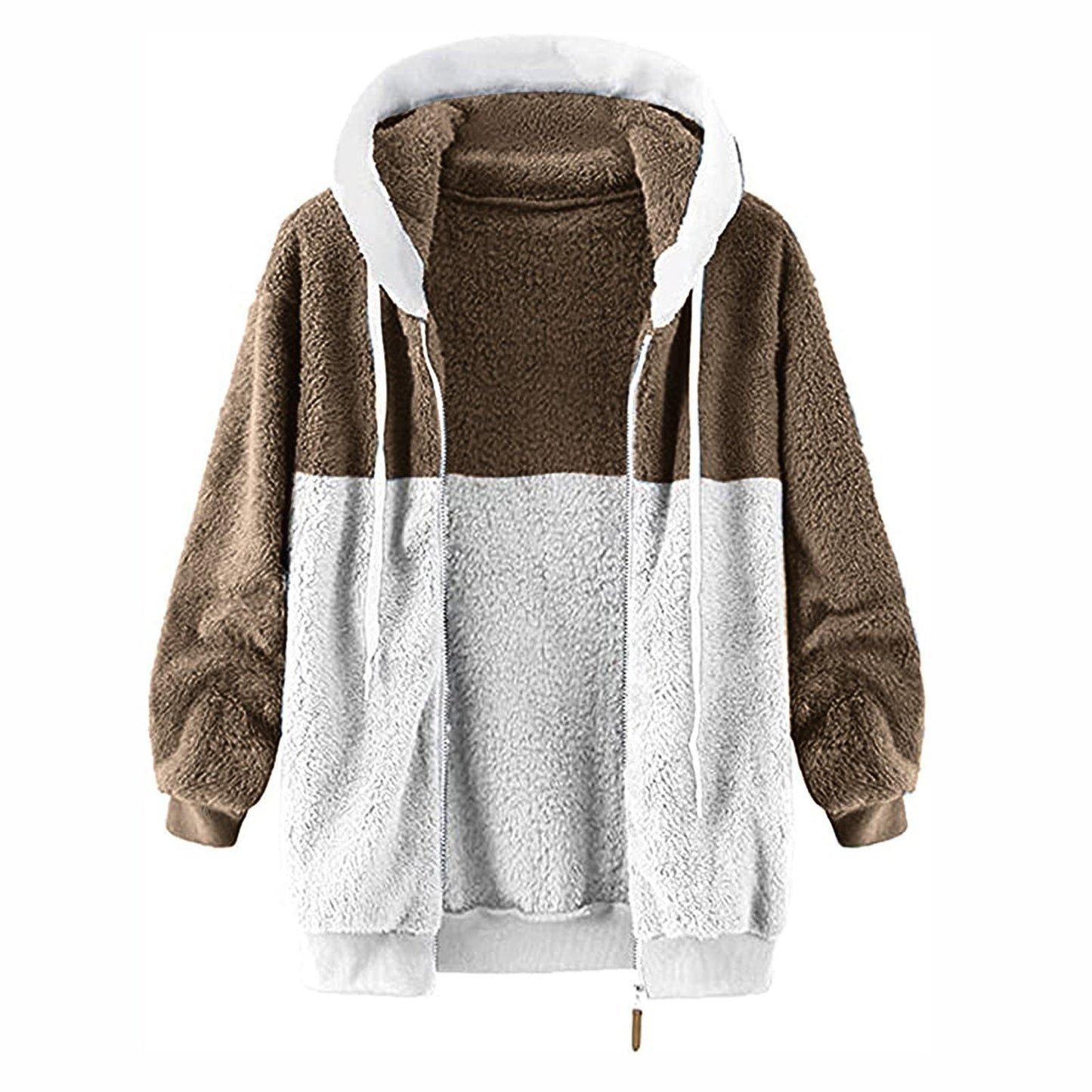 WW | Sherpa Hoodie - Ultra-weiche Wärme - Kordelzug Kapuze - Lässiger Winterkomfort