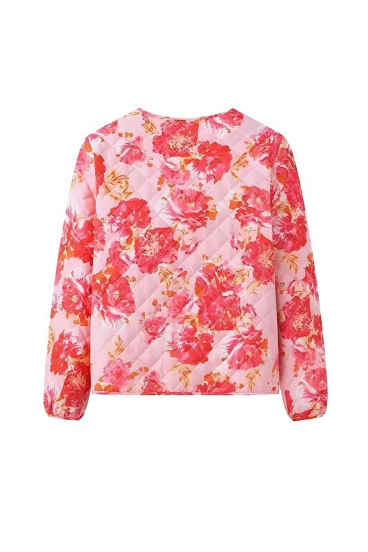 WW | Florale Jacquard Mikro Jacke