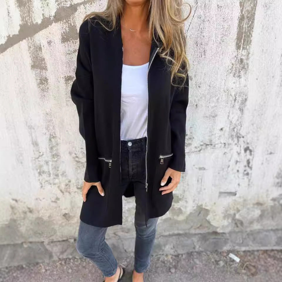 Women's Stylish Comfortable Jacket with Hood WW