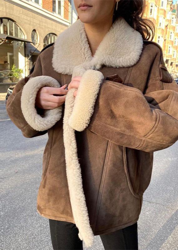 WW | Aviator-Lammfelljacke