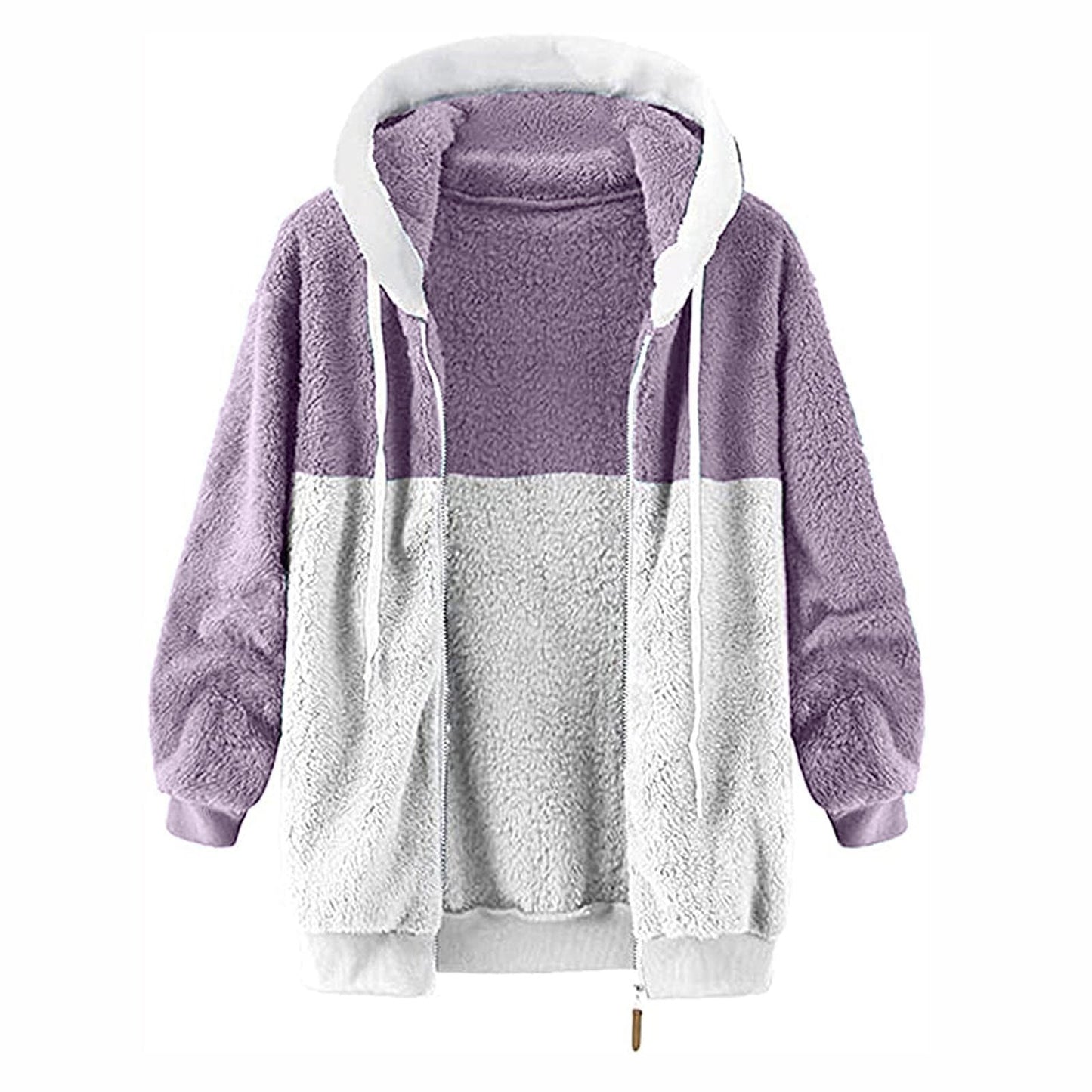 WW | Sherpa Hoodie - Ultra-weiche Wärme - Kordelzug Kapuze - Lässiger Winterkomfort