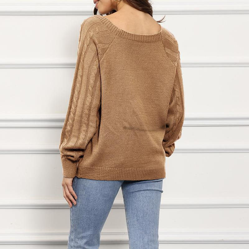 WW | Pullover Aus Gedrehtem Strick mit Modernem Design