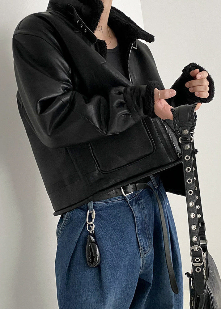 WW | Kunstleder Fliegerjacke