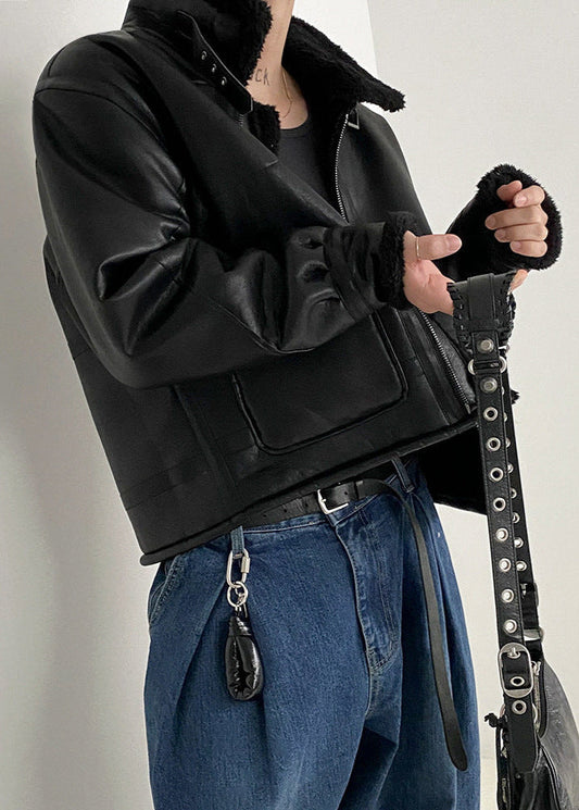 WW | Kunstleder Fliegerjacke