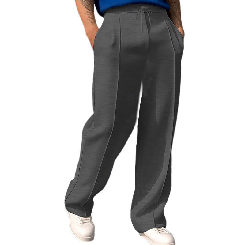 Herren Sportliche Relaxed Fit Jogginghose mit elastischem Bund und Seitentaschen WW