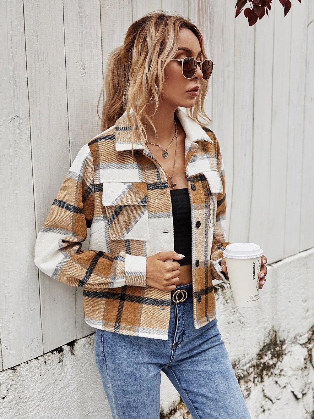 WW | Flanell Shacket - Übergroße Knopfleistenjacke - Gemütlich & Trendy - Herbst & Winter Schichtung