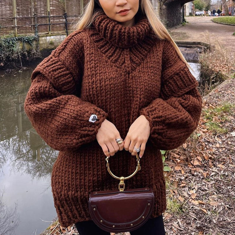 WW | Übergroßer Lässiger Pullover