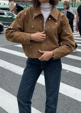 WW | Suede Cropped Jacket
