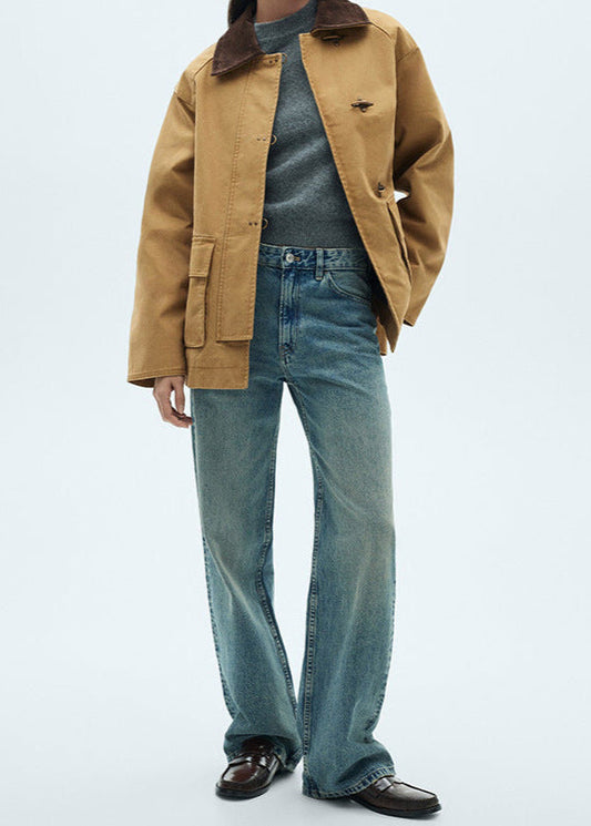 WW | Corduroy Kragen Canvas Jacke