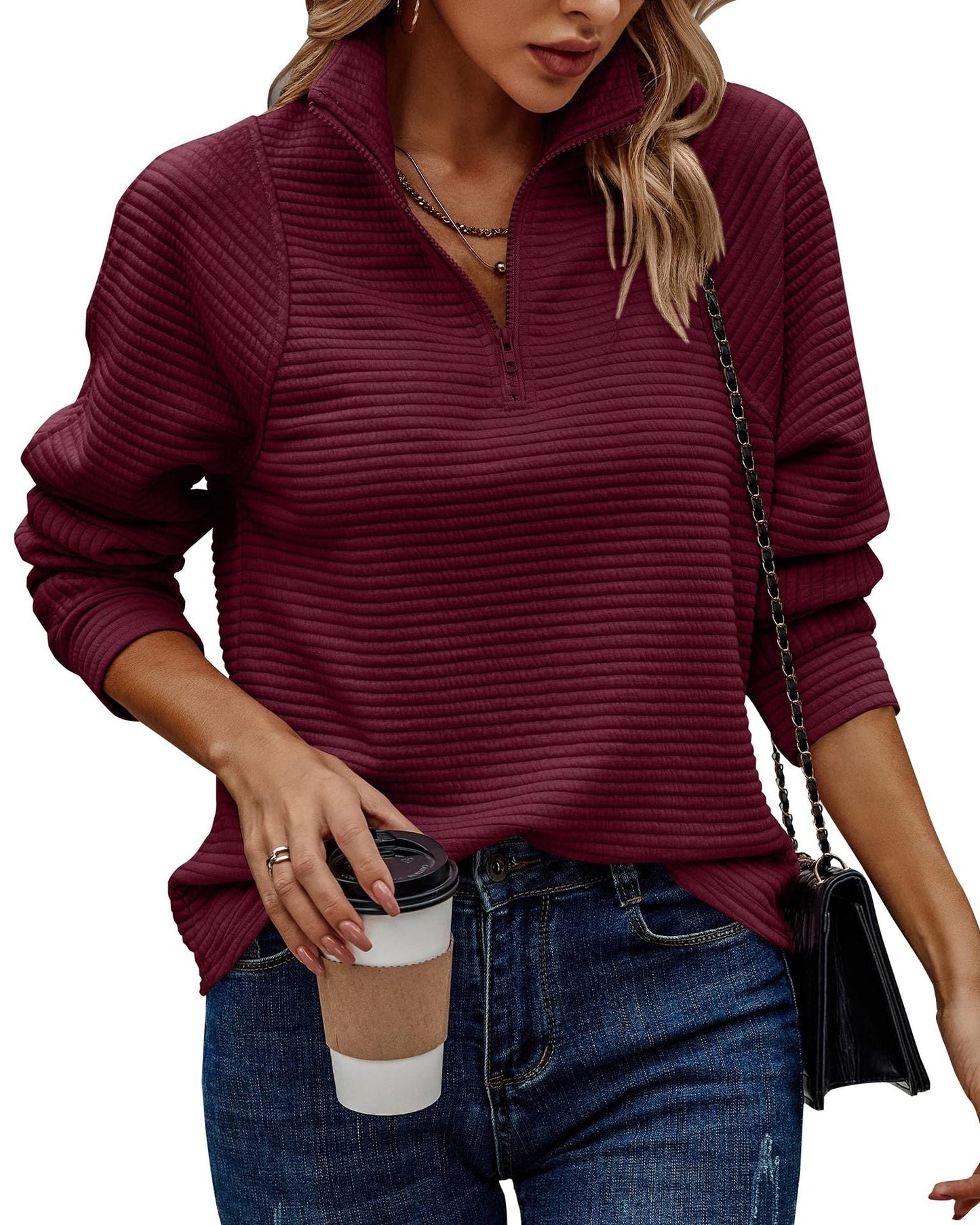 WW | Solid Color Design and Zipper