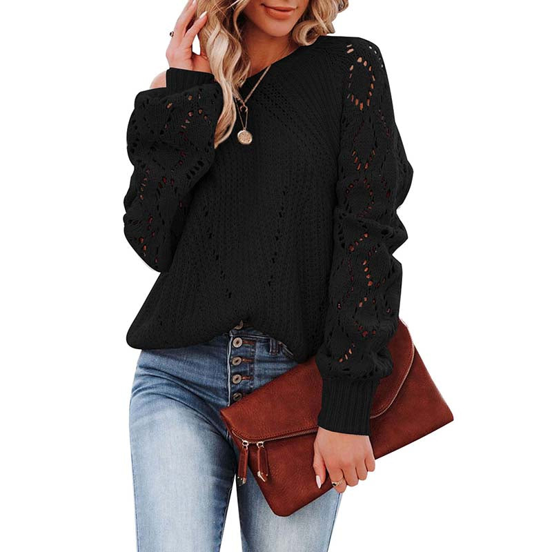 WW | Women's patterned high-neck sweater
