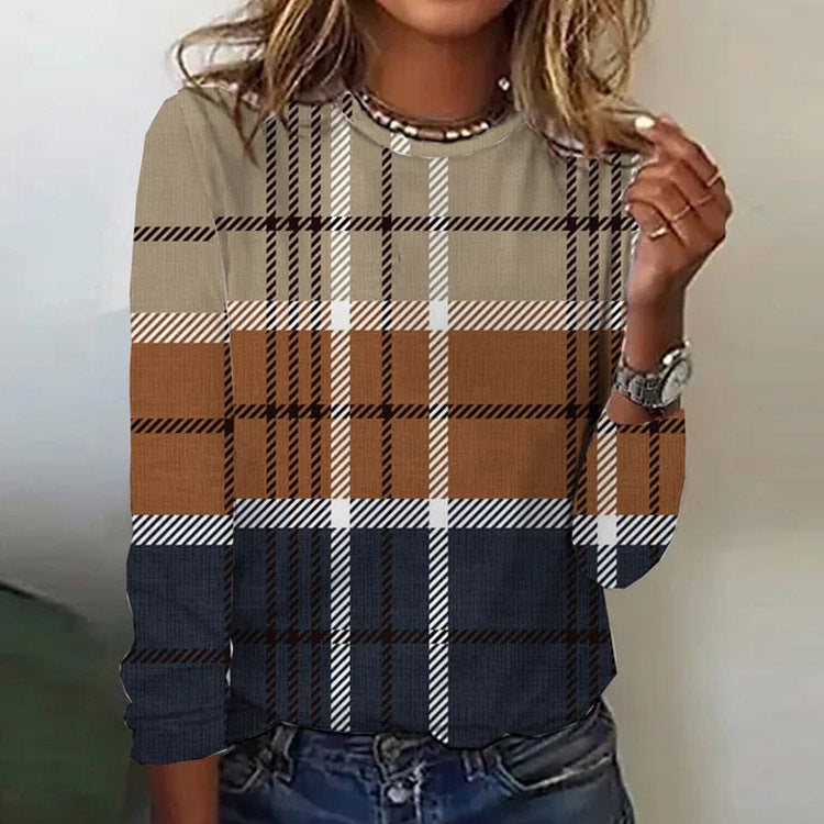 WW | Bedruckter legerer Pullover Top