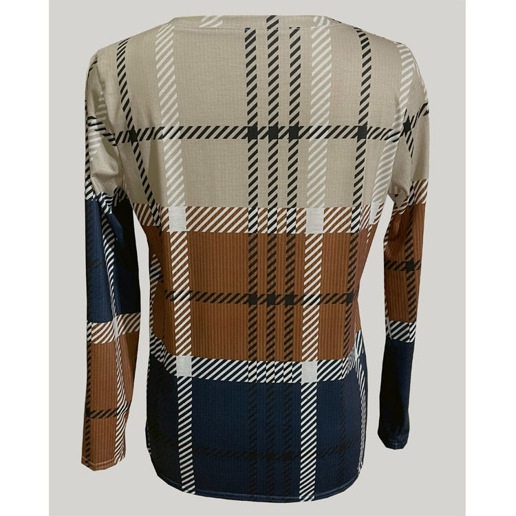 WW | Bedruckter legerer Pullover Top