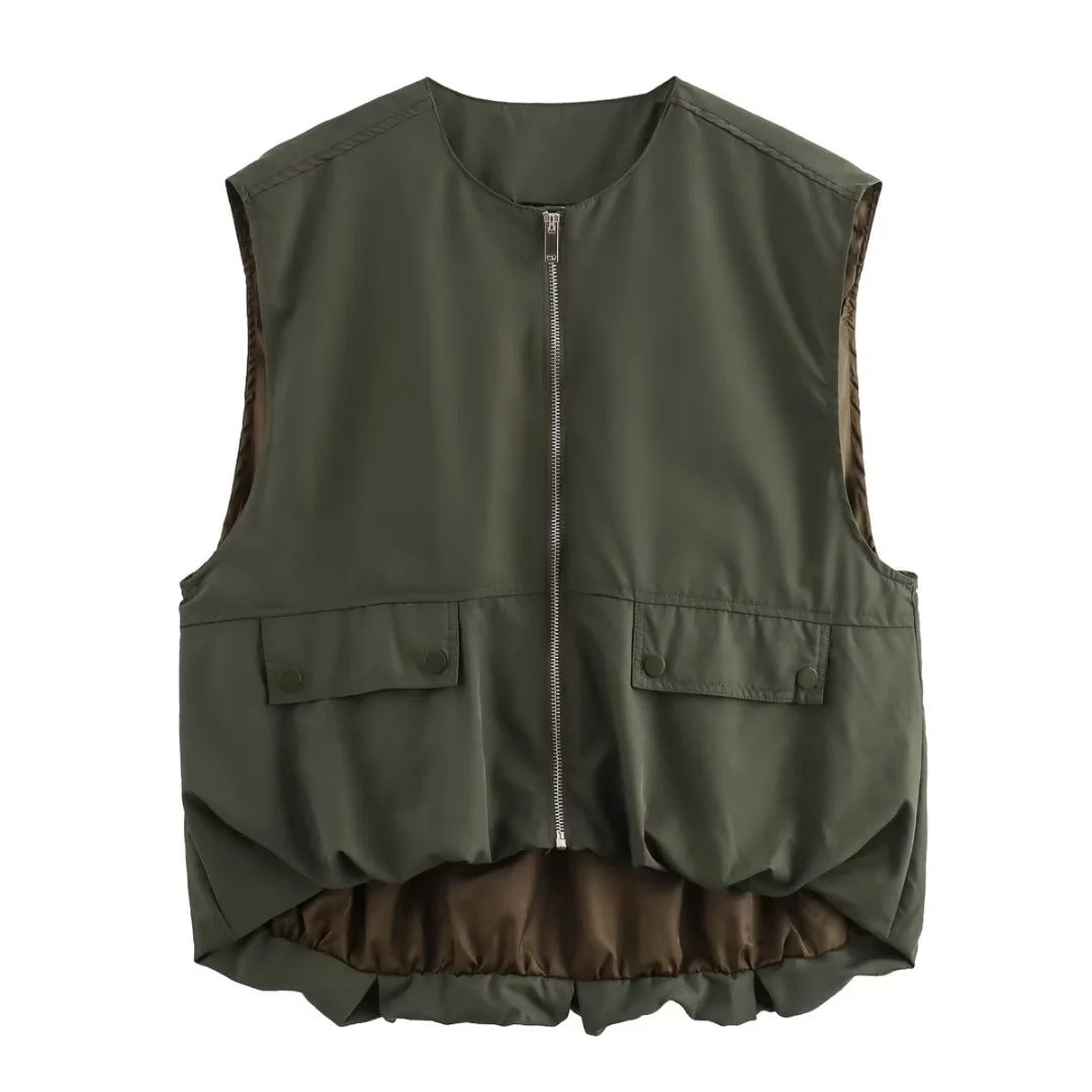 WWMODE | Lockere Freizeit Cardigan Weste Tank Top