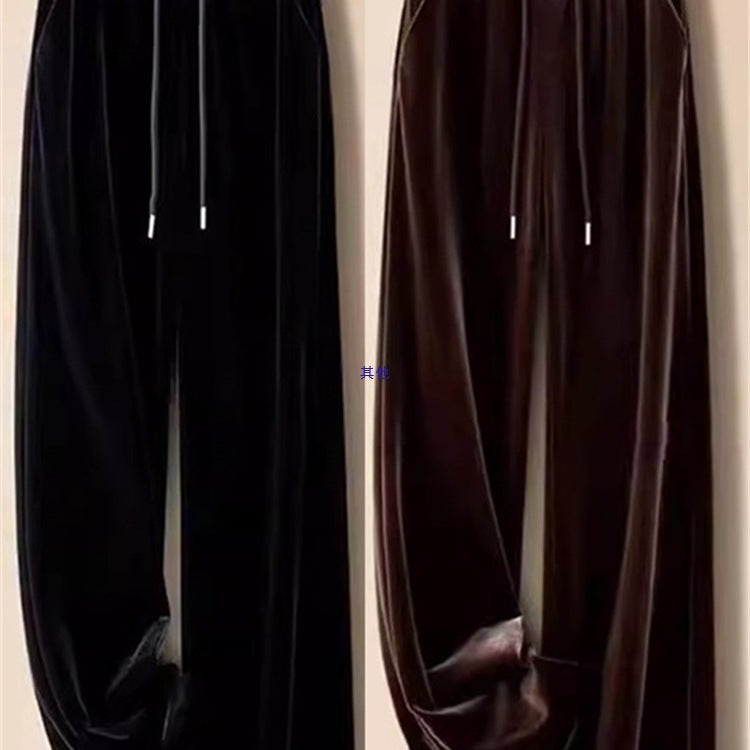 WW | Trendy Velvet Baggy Casual