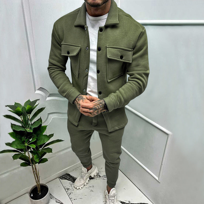 WW | 2 Teiliges Wildleder Satz Hemd Und Hose