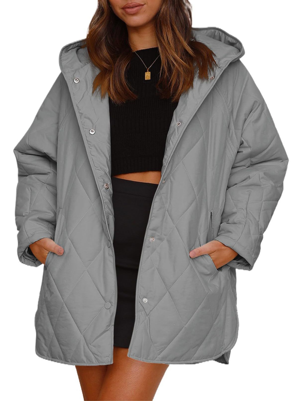 WW | Padded jacket with classic print