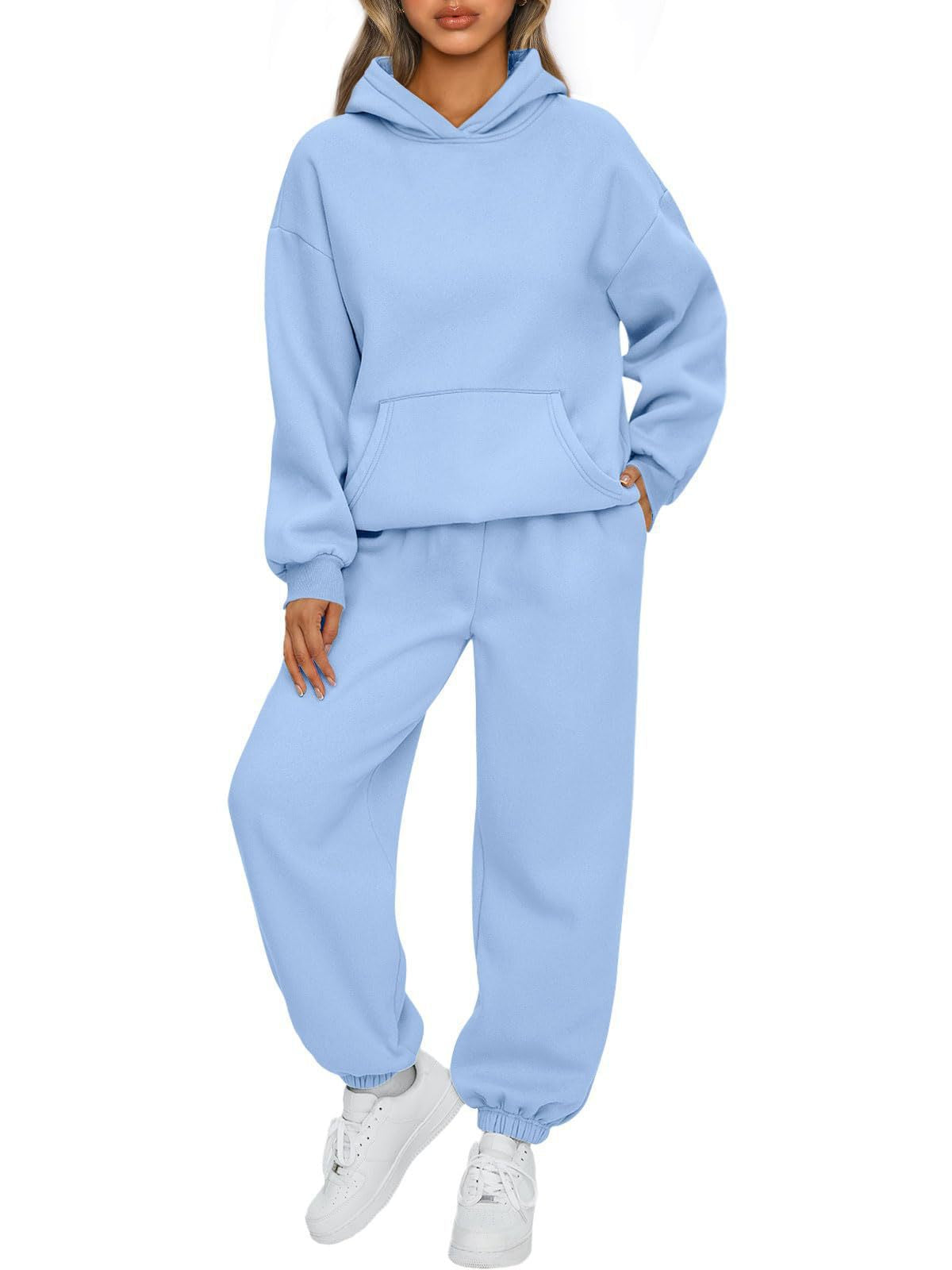 Damen Sportliches Sweatshirt- und Jogginghose-Set WW