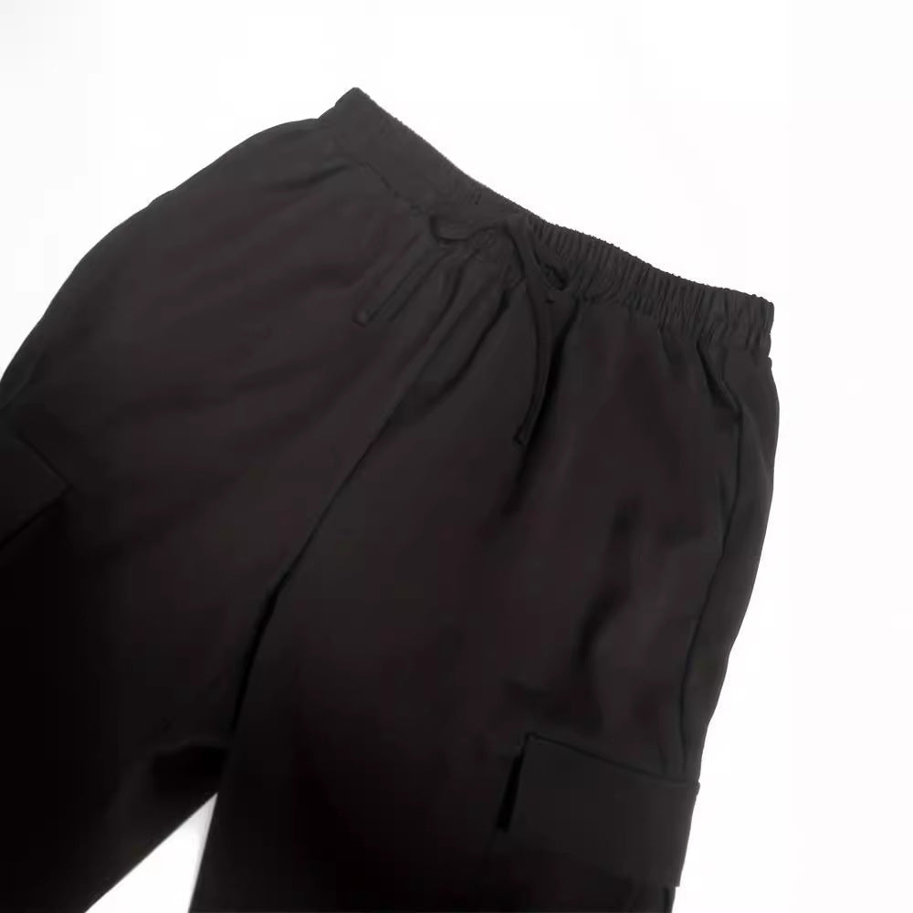 WW | Leisure Utility Trousers with Elastic Waistband and Adjustable Hem