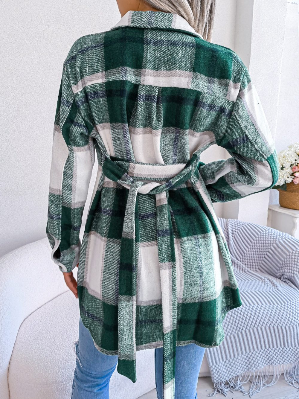 WW | Plaid Shacket - Polyester-Mischung - Schmeichelhaft und Trendy